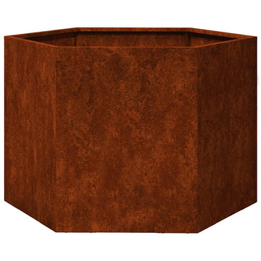 vidaXL Jardinière Rouille 60x60x45 cm Acier Corten