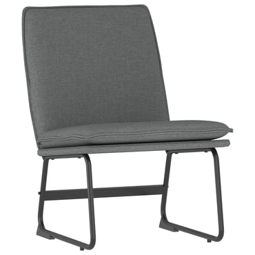 vidaXL Chaise longue gris foncé 52x75x76 cm Tissu