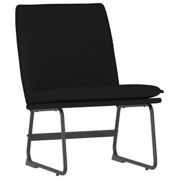 vidaXL Fauteuil de salon noir 52x75x76 cm tissu
