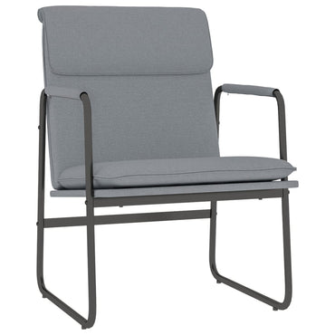 vidaXL Fauteuil de salon gris clair 55x64x80 cm Tissu