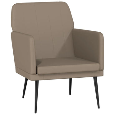 vidaXL Fauteuil cappuccino marron 61x78x80 cm Similicuir