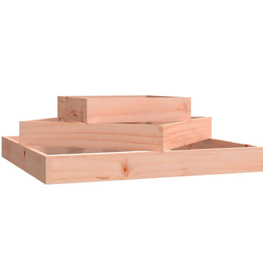 vidaXL Pflanzkübel 83x83x27 cm Massivholz Douglasie