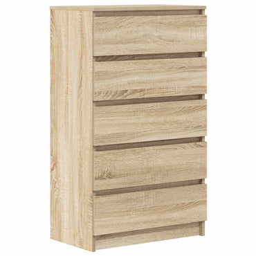 vidaXL Commode Sonoma Chêne 60x36x103 cm Bois d'ingénierie