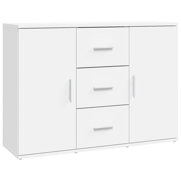 vidaXL Sideboard Weiß 91x29,5x65 cm Holzwerkstoff