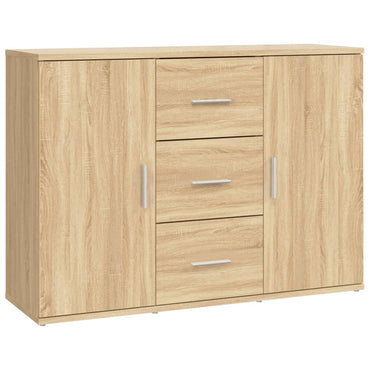 vidaXL Buffet chêne Sonoma 91x29,5x65 cm Aggloméré