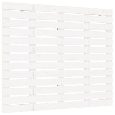 vidaXL Wand-Kopfteil Weiß 146x3x91,5 cm Massivholz Kiefer