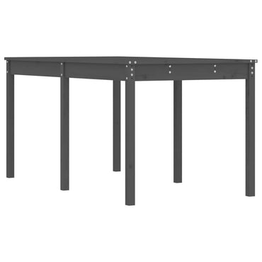 vidaXL Gartentisch Grau 159,5x82,5x76 cm Massivholz Kiefer