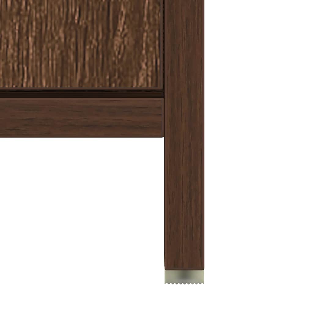 vidaXL Badschrank Braun Eichen-Optik 60x33x61 cm Holzwerkstoff