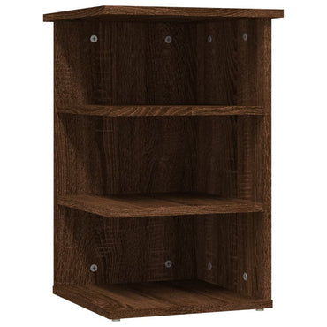 vidaXL Étagère d'appoint Chêne marron 35x35x55 cm Bois d'ingénierie