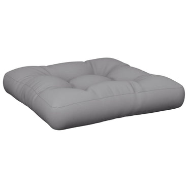 vidaXL Coussin de palette Gris 50x50x12 cm Tissu