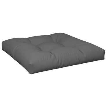 vidaXL Coussin de palette Anthracite 70x70x12 cm Tissu