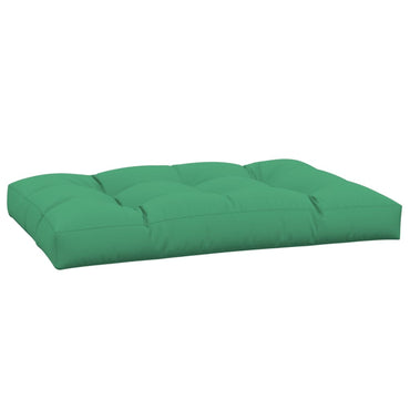 vidaXL Coussin de palette Vert 120x80x12 cm Tissu