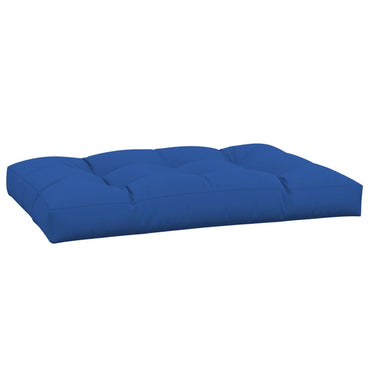 vidaXL Coussins de palette Bleu roi 120x80x12 cm Tissu
