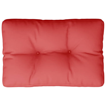 vidaXL Coussins de palette Rouge 50x40x12 cm Tissu
