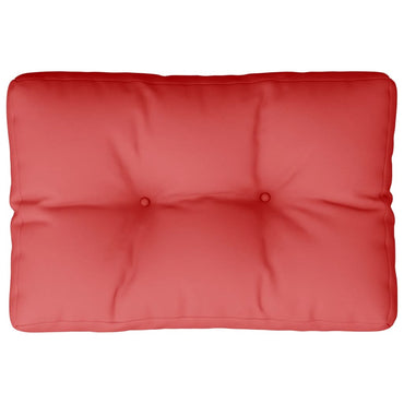 vidaXL Coussins de palette Rouge 60x40x12 cm Tissu