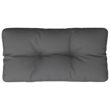 vidaXL Coussin de palette anthracite 70x40x12 cm Tissu