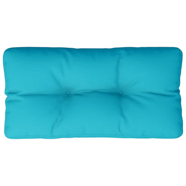 vidaXL Coussins de palette turquoise 70x40x12 cm Tissu