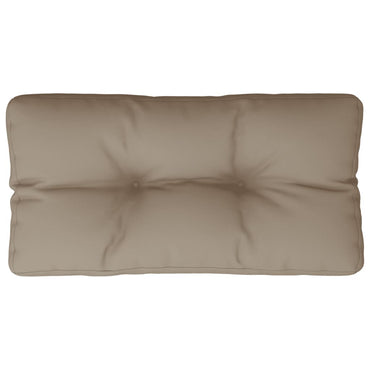 vidaXL Coussins de palette Taupe 80x40x12 cm Tissu