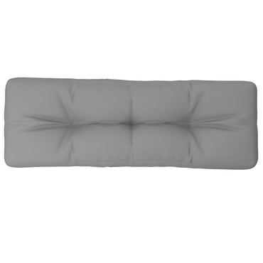 vidaXL Coussins de palette Gris 120x40x12 cm Tissu
