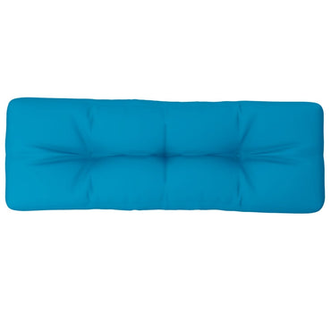 vidaXL Coussin de palette Bleu clair 120x40x12 cm Tissu