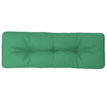 vidaXL Coussins de palette vert 120x40x12 cm tissu