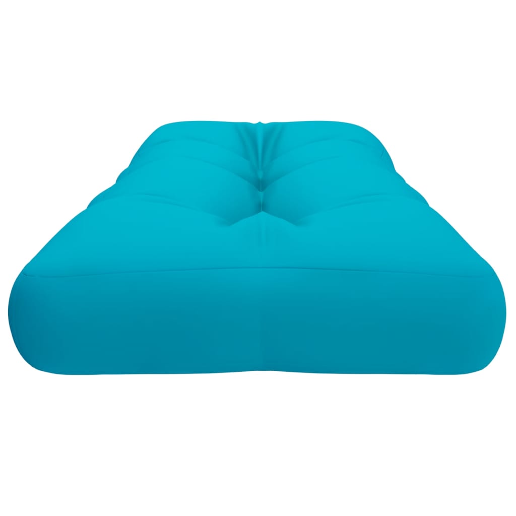 vidaXL Coussin de palette turquoise 120x40x12 cm Tissu