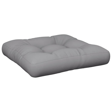 vidaXL Coussin de palette gris 58x58x10 cm Tissu
