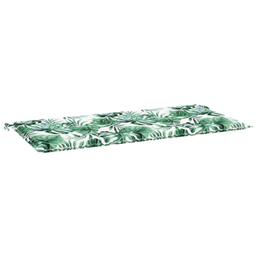 vidaXL Stuhlpolster Blatt Blattmuster 100 x 50 x 3 cm Oxford-Stoff
