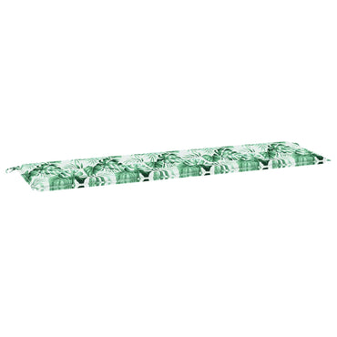 vidaXL Bankpolster Blatt Blattmuster 150 x 50 x 3 cm Oxford-Stoff