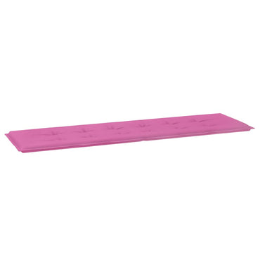 vidaXL Bankpolster Uni Rosa 150 x 50 x 3 cm Oxford-Stoff