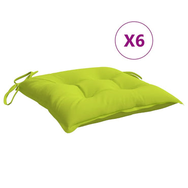 vidaXL Palettenkissen 6 Stk. Hellgrün 50x50x7 cm Oxford-Gewebe