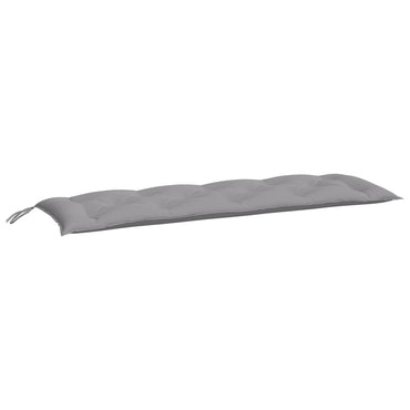 vidaXL Coussin de banc de jardin gris 150x50x7 cm en tissu Oxford