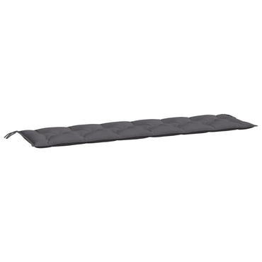 vidaXL Coussin de banc de jardin anthracite 200x50x7 cm Tissu Oxford