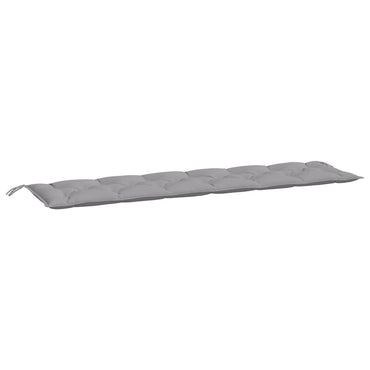 vidaXL Coussin de banc de jardin gris 200x50x7 cm Tissu Oxford