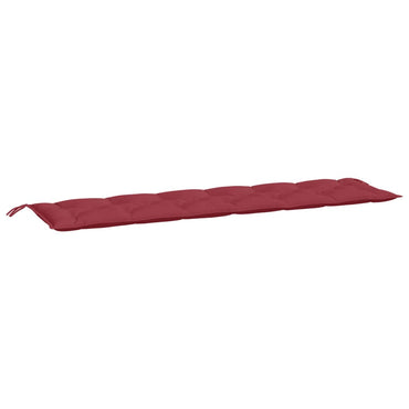 vidaXL Coussin de banc de jardin bordeaux 200x50x7 cm Tissu Oxford