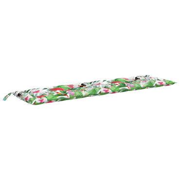 vidaXL Gartenbank-Auflage Mehrfarbig 200x50x7 cm Stoff
