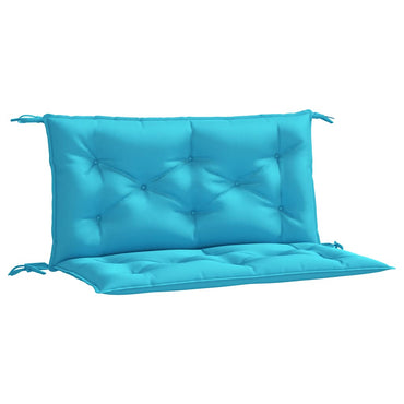 vidaXL Coussins de banc de jardin 2 pcs Turquoise 100x50x7 cm Tissu