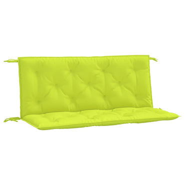 vidaXL Coussins de banc de jardin 2 pcs Vert clair 120x50x7 cm Tissu Oxford