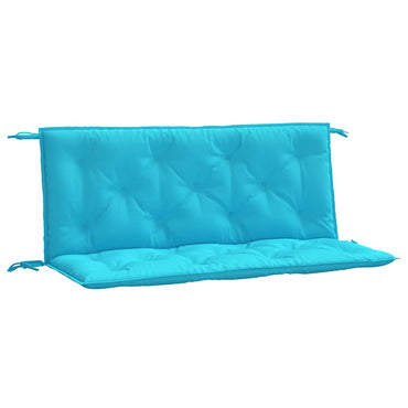 vidaXL Gartenbank-Auflagen 2 Stk. Türkis 120x50x7 cm Stoff