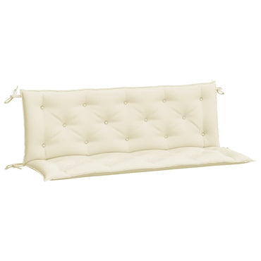 vidaXL Gartenbank-Auflagen 2 Stk. Cremeweiß 150x50x7 cm Oxford-Gewebe