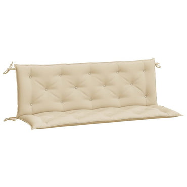 vidaXL Gartenbank-Auflagen 2 Stk. Beige 150x50x7 cm Oxford-Gewebe