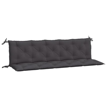 vidaXL Gartenbank-Auflagen 2 Stk. Anthrazit 180x50x7 cm Oxford-Gewebe
