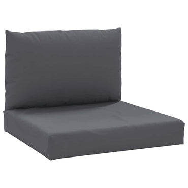 vidaXL Coussins de palette 2 pcs Anthracite Tissu Oxford
