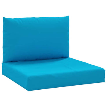 vidaXL Coussins de palette 2 pcs Bleu clair Tissu Oxford