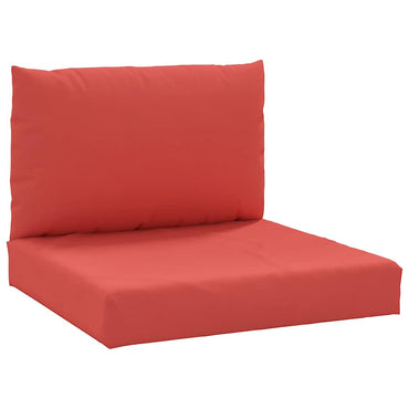 vidaXL Palettenkissen 2-tlg. Rot Oxford-Gewebe