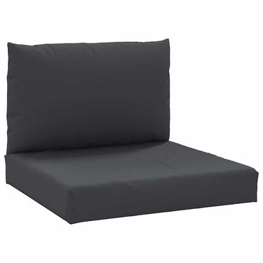 vidaXL Coussins pour palettes 2 pcs Noir Tissu Oxford