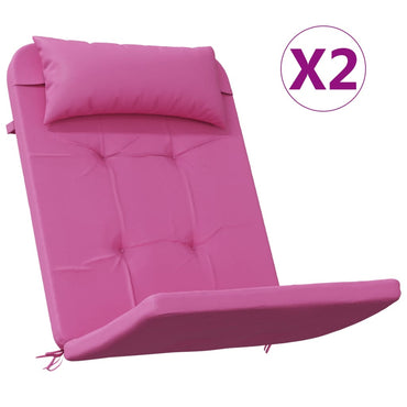 vidaXL Adirondack-Auflagen 2 Stk. Rosa Oxford-Gewebe