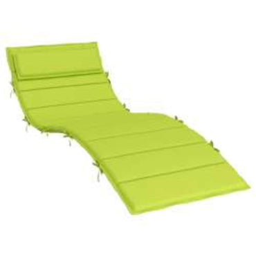 vidaXL Sonnen-Lounger Kissen Grün 180 x 60 x 4 cm Oxford-Stoff