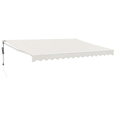 vidaXL Elektrische Markise mit Kurbel Creme 4x3 m