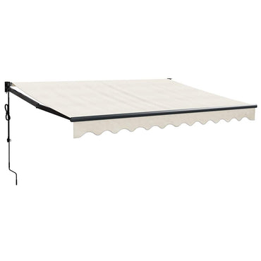 vidaXL Elektrische Markise mit Kurbel Creme 3x2,5 m